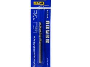 Свердло по металу S & R Meister HSS 4.2x43х75 мм (108800420)