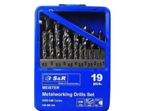 Набір свердел по металу S & R Meister 19 шт (108809190)