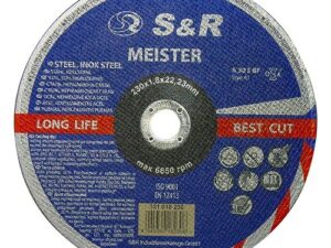 Круг відрізний по металу і нержавіючої сталі S & R Meister A 30 S BF 230x1,8x22,2 (131018230)