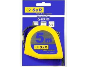 Рулетка S&R 5м серии Q (421105025 бл)