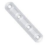 Плоскі кутові кронштейни для кріплення планок Ремонтні кріпильні з'єднання, aisi 304 / A2 8075