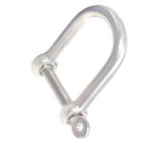 Скоба D-подібна пряма широка, aisi 316 / A4