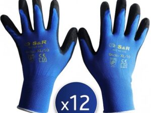 Набір рукавичок S & R XL / 10 поліестер 12 шт. (602101010)