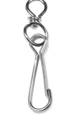 Карабін пружинний з вертлюгом DIN 4293