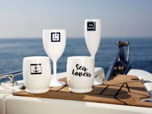 SEA LOVERS Келихи для шампанського, набір 6 шт.  Артикул: 65105