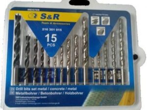 Набір свердел S & R Meister 15 шт (216301015)