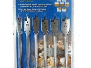 Набір свердел S & R по дереву пір'яні 6 шт. 12-22 мм (216807006)