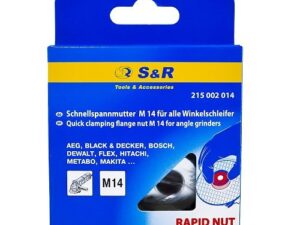 Гайка S & R швидкозатискна М14 для кутових шліфувальних машин з кільцем