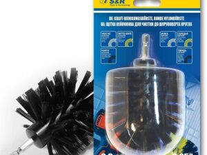 Щітка нейлонова чорна S&R 83 мм кругла жорстка(139006003)